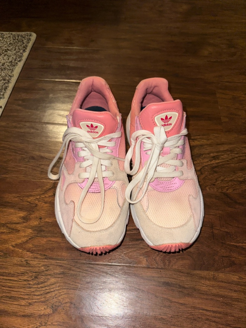 adidas Pink Ombre Athletic Sneakers